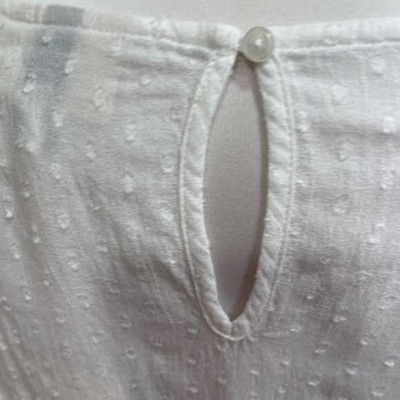 White Dotted Swiss Dress by Universal Threads Size L - Picture 4 of 5